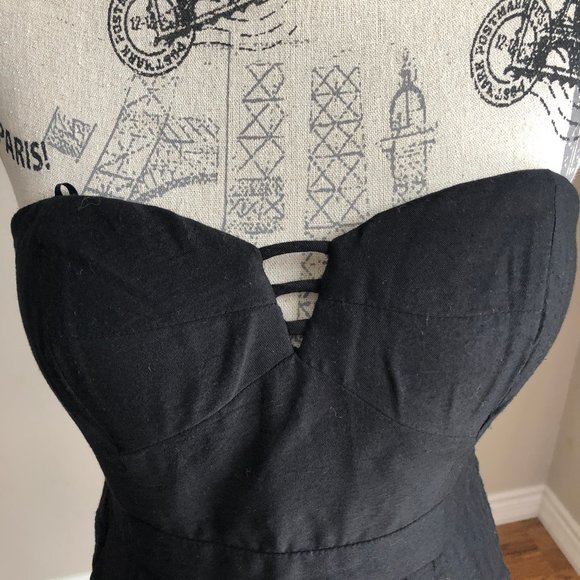 BCBGeneration Sweetheart Cutout Strapless Dress 8 - Picture 4 of 6